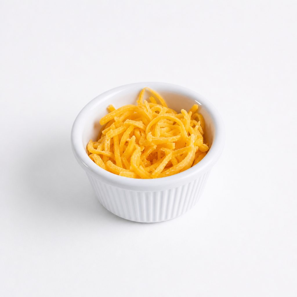 Side Shredded Cheese 1/2 bowl.